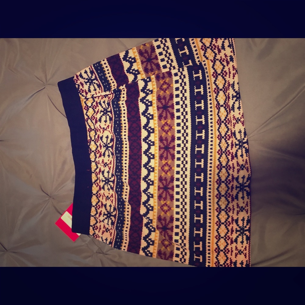 Patterned skirt